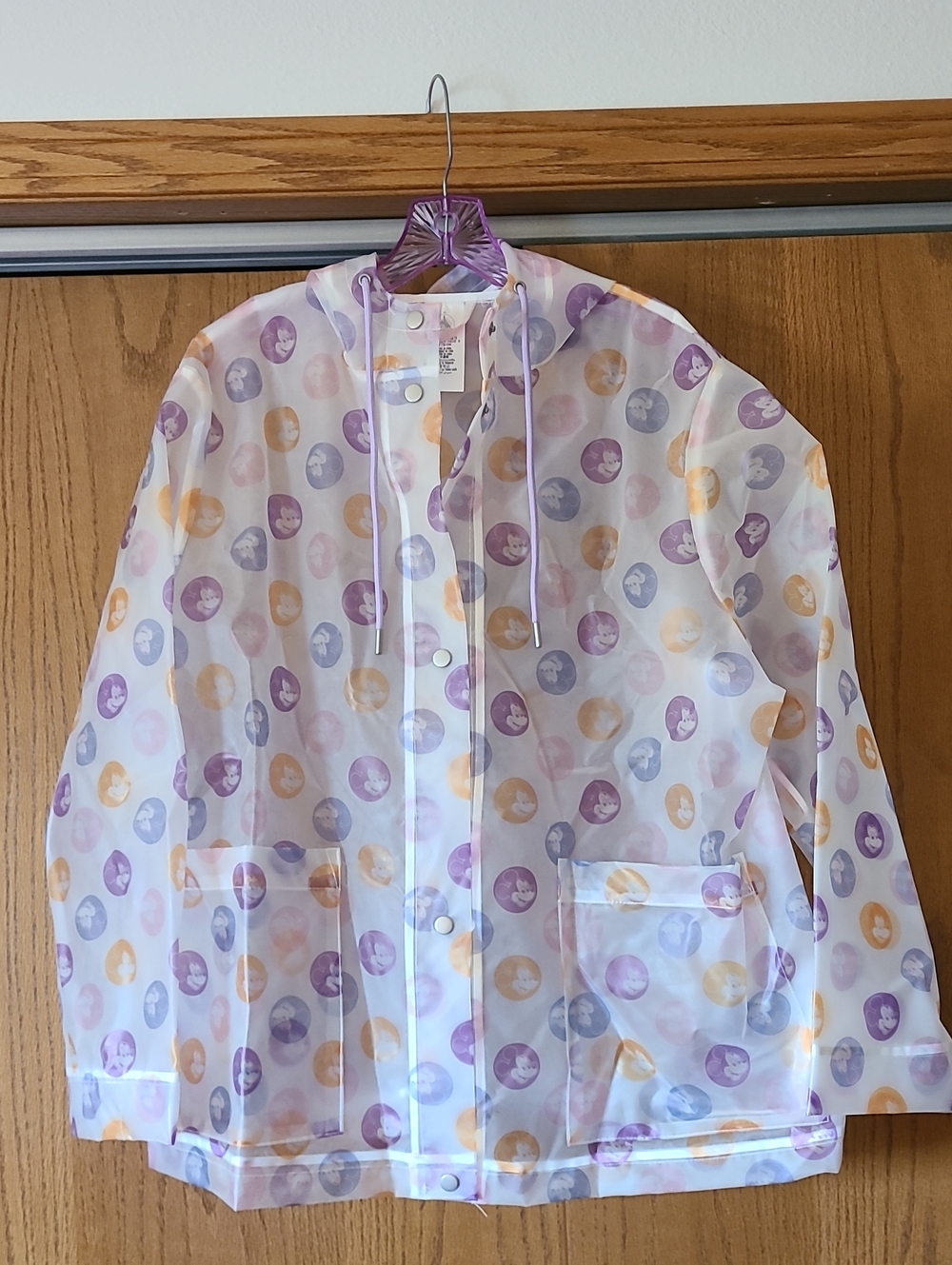 Disney Parks Mickey Heads Raincoat Size 1X